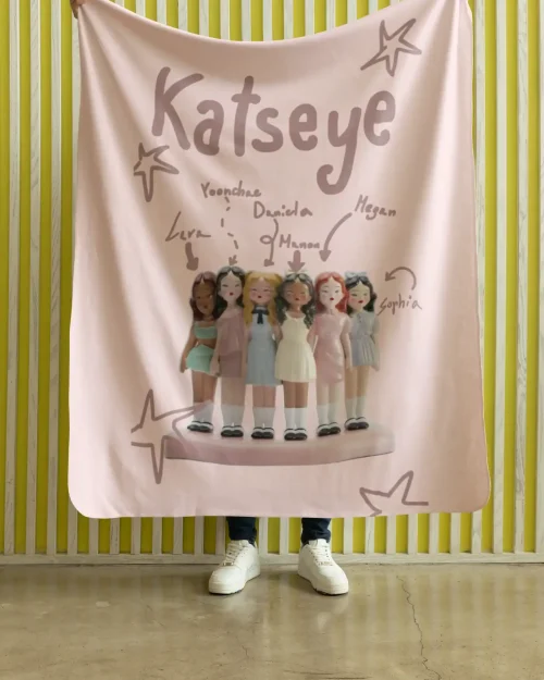Katseye Blanket #3
