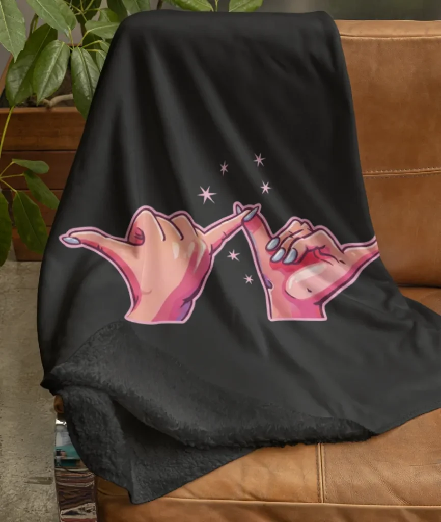 katseye touch hands blanket
