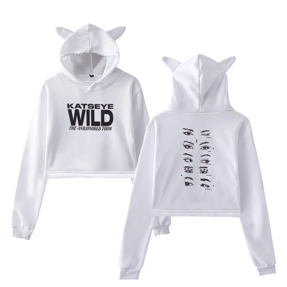 KATSEYE Wild Eyes Cropped Hoodie