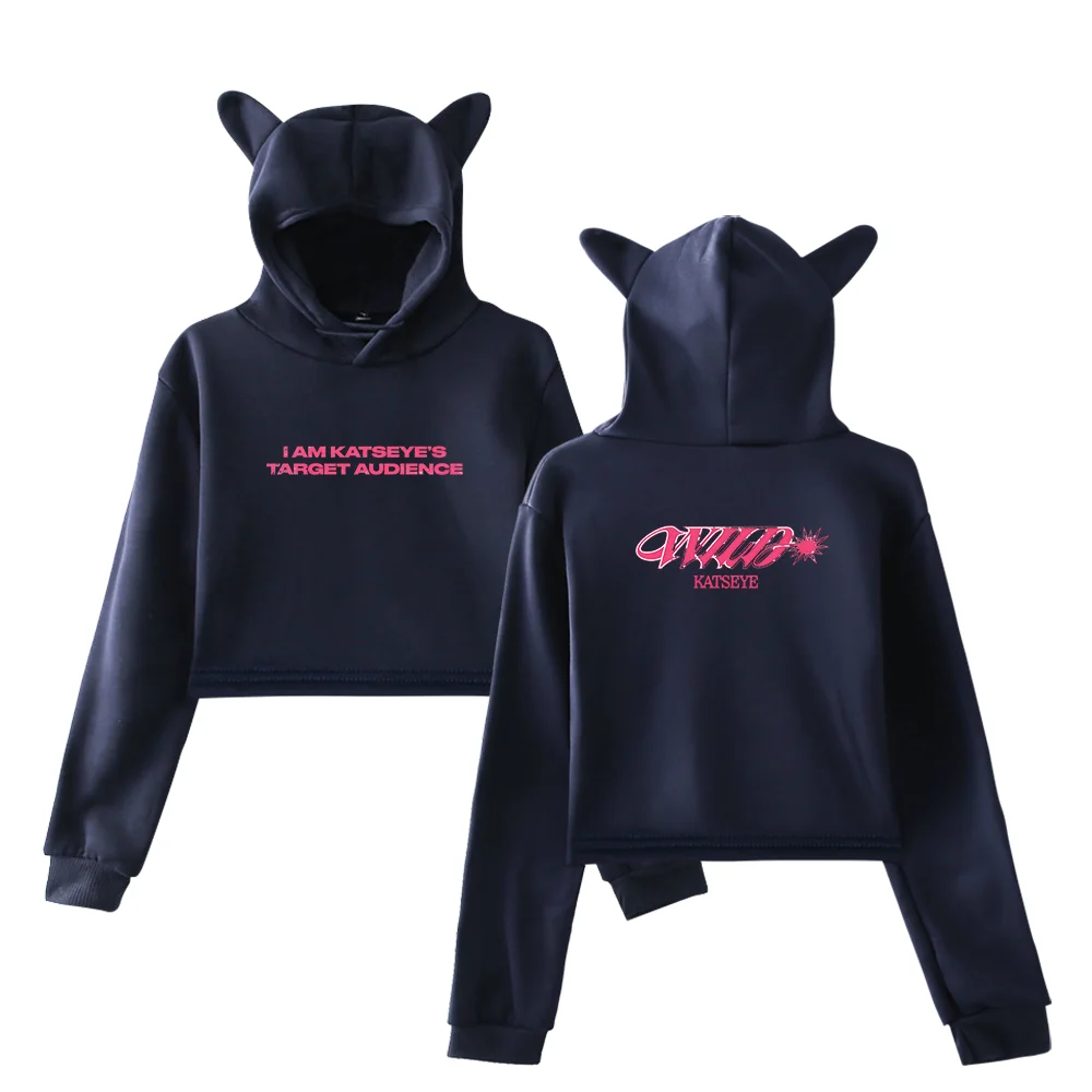 KATSEYE Wild Target Audience Cropped Hoodie - Image 3